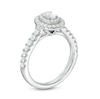 Thumbnail Image 2 of Previously Owned - Vera Wang Love Collection 3/4 CT. T.W. Oval Diamond Frame Tiered Engagement Ring in 14K White Gold