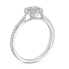 Thumbnail Image 2 of Previously Owned - 1/3 CT. T.W. Composite Diamond Double Frame Engagement Ring in 10K White Gold