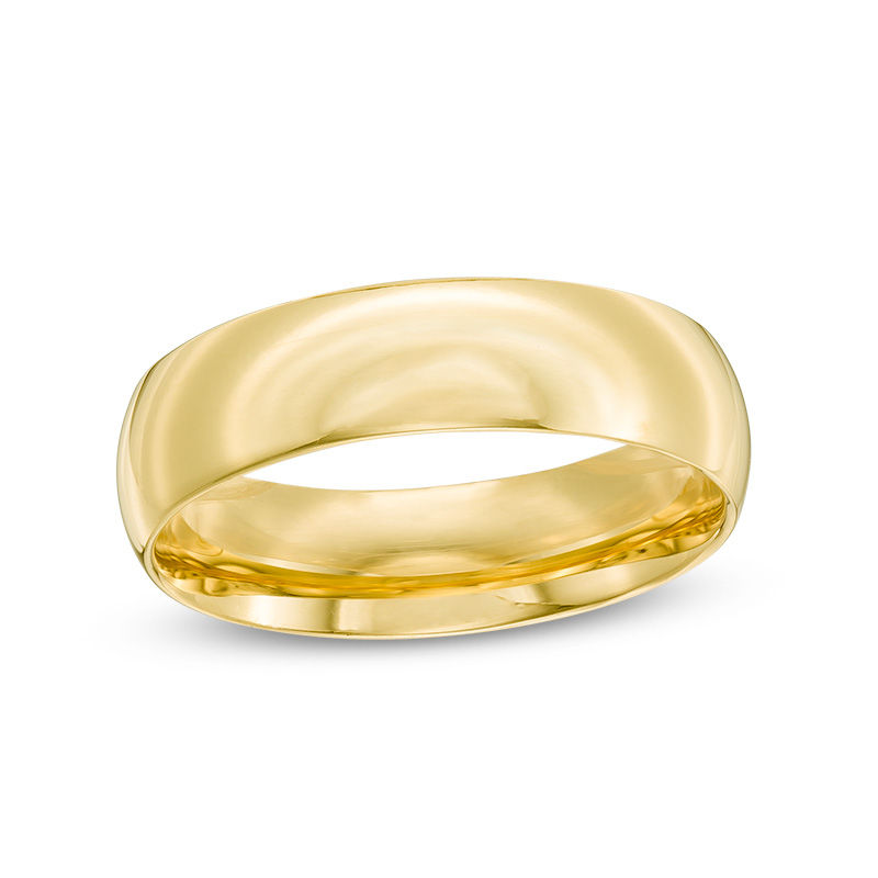 Main Image 1 of Previously Owned - Men's 6mm 14K Gold Wedding Band