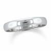Thumbnail Image 1 of Previously Owned - Ladies' 4mm Wedding Band in 14K White Gold