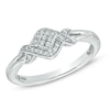 Thumbnail Image 1 of Previously Owned - Cherished Promise Collection™ 1/10 CT. T.W. Princess-Cut Diamond Accent Ring in Sterling Silver