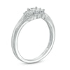 Thumbnail Image 2 of Previously Owned - Cherished Promise™ 1/20 CT. T.W. Diamond Three Stone Promise Ring in Sterling Silver