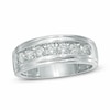 Thumbnail Image 1 of Previously Owned - 3/4 CT. T.W. Diamond Seven Stone Step Edge Anniversary Band in 10K White Gold