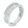 Thumbnail Image 2 of Previously Owned - 3/4 CT. T.W. Diamond Seven Stone Step Edge Anniversary Band in 10K White Gold