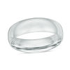 Thumbnail Image 0 of Previously Owned - Men's 6.0mm Comfort-Fit Wedding Band in 14K White Gold