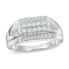 Thumbnail Image 1 of Previously Owned - Men's 1/2 CT. T.W. Diamond Ring in 10K White Gold