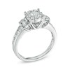 Thumbnail Image 2 of Previously Owned - 1 CT. T.W. Diamond Collar Engagement Ring in 14K White Gold