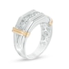 Thumbnail Image 1 of Previously Owned - Men's 1 CT. T.W. Diamond Five Stone Comfort Fit Anniversary Band in 10K Two-Tone Gold