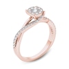 Thumbnail Image 2 of Previously Owned - 1/2 CT. T.W. Diamond Bypass Engagement Ring in 14K Rose Gold