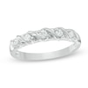 Thumbnail Image 0 of Previously Owned - 1/5 CT. T.W. Diamond Five Stone "S" Anniversary Band in 10K White Gold