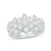 Thumbnail Image 1 of Previously Owned - 1 CT. T.W. Diamond Composite Pyramid Ring in 10K White Gold