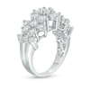 Thumbnail Image 2 of Previously Owned - 1 CT. T.W. Diamond Composite Pyramid Ring in 10K White Gold