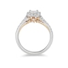 Thumbnail Image 2 of Previously Owned - Enchanted Disney Tinker Bell 3/4 CT. T.W. Princess-Cut Diamond Engagement Ring in 14K Two-Tone Gold