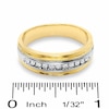 Thumbnail Image 3 of Previously Owned - 1/4 CT. T.W. Diamond Eleven Stone Ring in 14K Two-Tone Gold