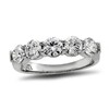Thumbnail Image 1 of Previously Owned - 1-5/8 CT. T.W. Diamond Five Stone Wedding Band in Platinum (H/SI1)