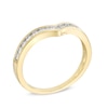 Thumbnail Image 2 of Previously Owned - 1/4 CT. T.W. Diamond Chevron Anniversary Band in 10K Gold