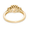 Thumbnail Image 3 of Previously Owned - 1/2 CT. T.W. Diamond Past Present Future® Double Frame Engagement Ring in 10K Gold