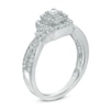 Thumbnail Image 2 of Previously Owned - 1/3 CT. T.W. Princess-Cut Diamond Frame Engagement Ring in 10K White Gold