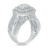 Thumbnail Image 2 of Previously Owned - 2 CT. T.W. Diamond Double Cushion Frame Engagement Ring in 14K White Gold
