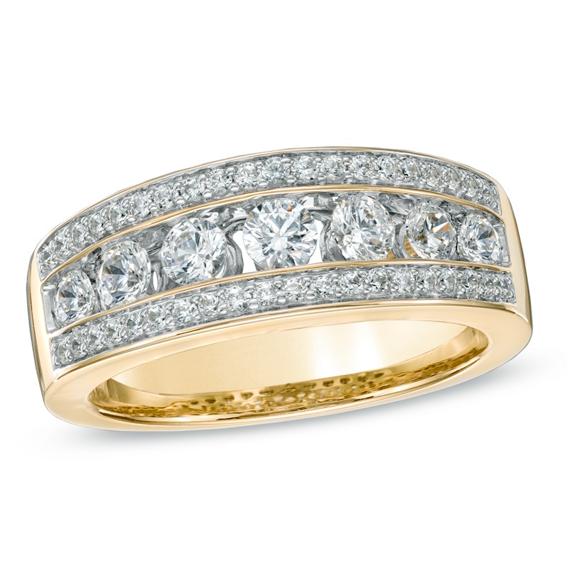 Previously Owned - 1 CT. T.W. Diamond Seven Stone Band in 14K Gold