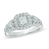 Thumbnail Image 0 of Previously Owned - Vera Wang Love Collection 1-1/2 CT. T.W. Diamond Three Stone Engagement Ring in 14K White Gold