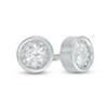 Previously Owned - 1/2 CT. T.W. Diamond Solitaire Stud Earrings in 10K White Gold