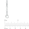Thumbnail Image 2 of Previously Owned - Oval Madeira Citrine Infinity Link Bracelet in Sterling Silver - 7.25"