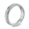 Thumbnail Image 2 of Previously Owned - 6.0mm Brushed-Stripe Wedding Band in Tantalum
