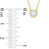 Thumbnail Image 1 of Previously Owned - 1/10 CT. Diamond Solitaire Pendant in 10K Gold