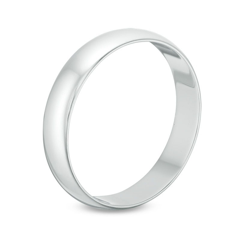 Main Image 2 of Previously Owned - 4.0mm Wedding Band in 14K White Gold