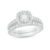 Thumbnail Image 0 of Previously Owned - 1 CT. T.W. Diamond Frame Bridal Set in 14K White Gold