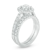 Thumbnail Image 1 of Previously Owned - 1 CT. T.W. Diamond Frame Bridal Set in 14K White Gold