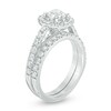 Thumbnail Image 1 of Previously Owned - 1 CT. T.W. Diamond Frame Bridal Set in 14K White Gold