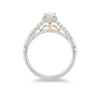 Thumbnail Image 1 of Previously Owned - Enchanted Disney Merida 1/2 CT. T.W. Pear-Shaped Diamond Frame Engagement Ring in 14K Two-Tone Gold