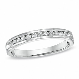Previously Owned - 1/2 CT. T.W. Diamond Anniversary Band in 14K White Gold