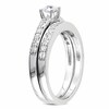 Thumbnail Image 2 of Previously Owned - 1/2 CT. T.W. Diamond Bridal Set in Sterling Silver
