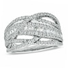 Thumbnail Image 1 of Previously Owned - 1 CT. T.W. Diamond Loose Braid Ring in 10K White Gold