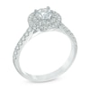 Thumbnail Image 1 of Previously Owned - 1 CT. T.W. Diamond Double Frame Engagement Ring in 14K White Gold