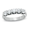 Thumbnail Image 0 of Previously Owned - 1 CT. T.W. Diamond Five Stone Bar Band in 14K White Gold
