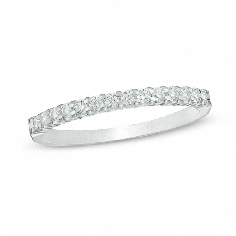 Previously Owned - 1/4 CT. T.W. Diamond Band in 14K White Gold