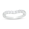 Thumbnail Image 1 of Previously Owned - 1/2 CT. T.W. Diamond Contour Anniversary Band in 14K White Gold