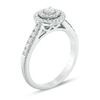 Thumbnail Image 2 of Previously Owned - 1/2 CT. T.W. Diamond Double Frame Tiered Engagement Ring in 14K White Gold