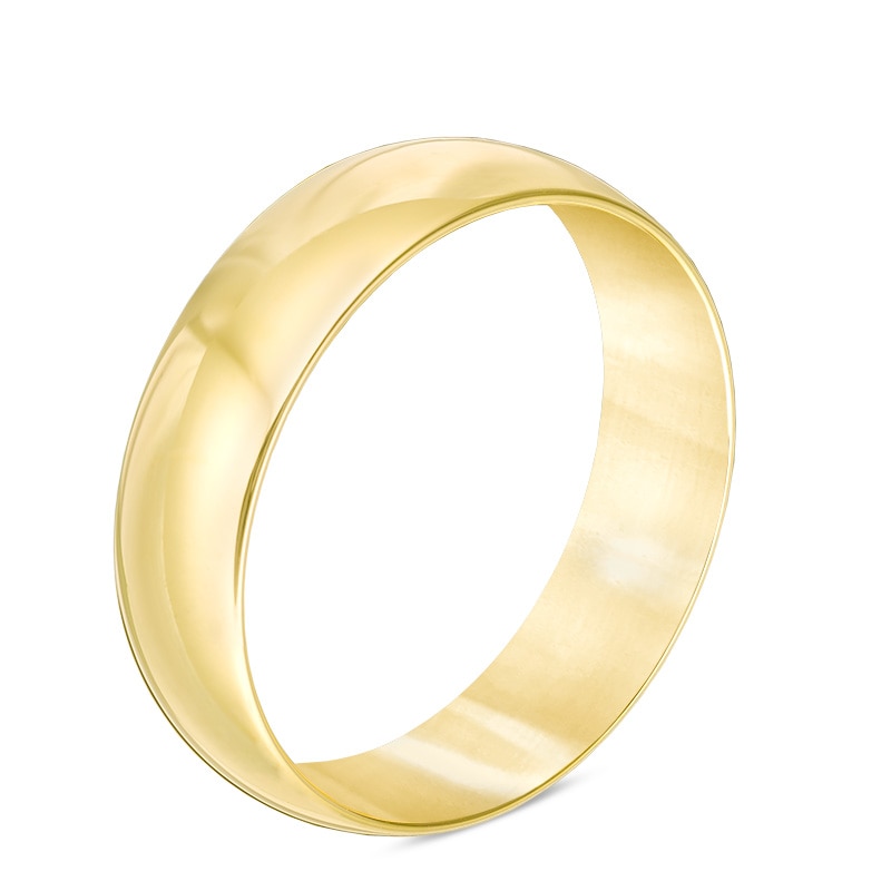 Previously Owned - Men's 6.0mm Comfort-Fit Wedding Band in 14K Gold