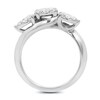 Thumbnail Image 2 of Previously Owned - 1 CT. T.W. Diamond Cluster Three Stone Engagement Ring in 14K White Gold