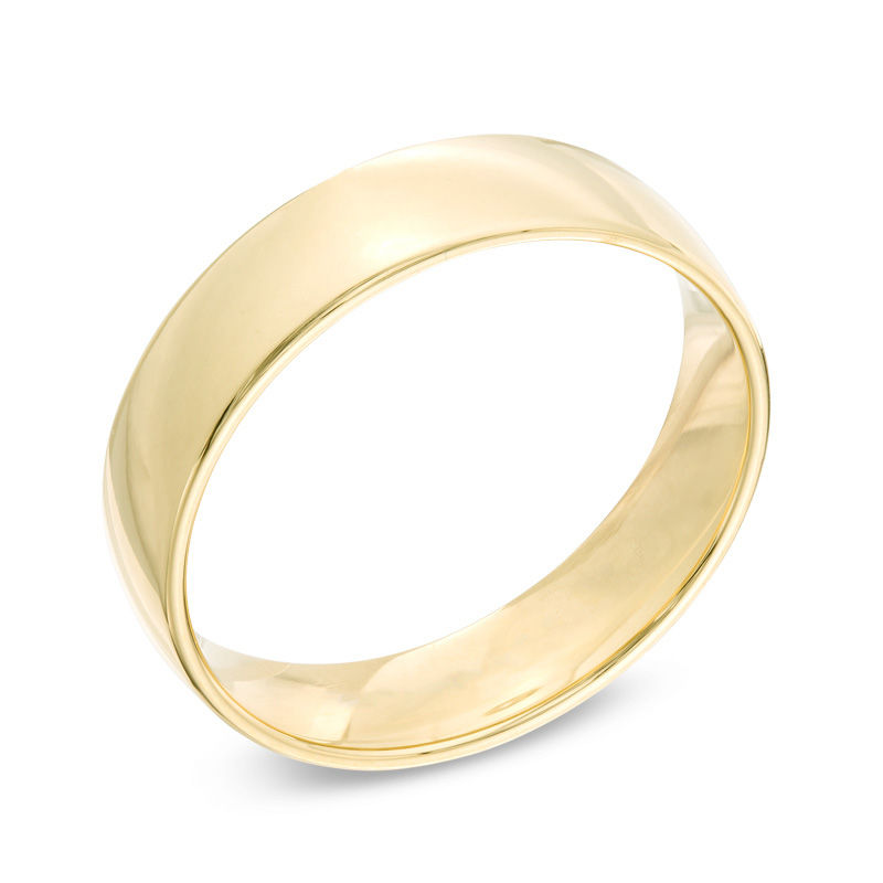 Main Image 2 of Previously Owned - Men's 5.5mm Comfort Fit Wedding Band in 14K Gold