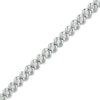 Thumbnail Image 0 of Previously Owned - 1 CT. T.W. Diamond Bracelet in 10K White Gold - 7.25"