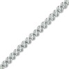 Thumbnail Image 1 of Previously Owned - 1 CT. T.W. Diamond Bracelet in 10K White Gold - 7.25"