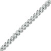 Thumbnail Image 0 of Previously Owned - 1 CT. T.W. Diamond Bracelet in 10K White Gold - 7.25"