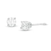Thumbnail Image 0 of Previously Owned - 1/5 CT. T.W. Diamond Solitaire Stud Earrings in 14K White Gold