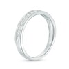 Thumbnail Image 1 of Previously Owned - 1/5 CT. T.W. Diamond Channel-Set Band in 10K White Gold